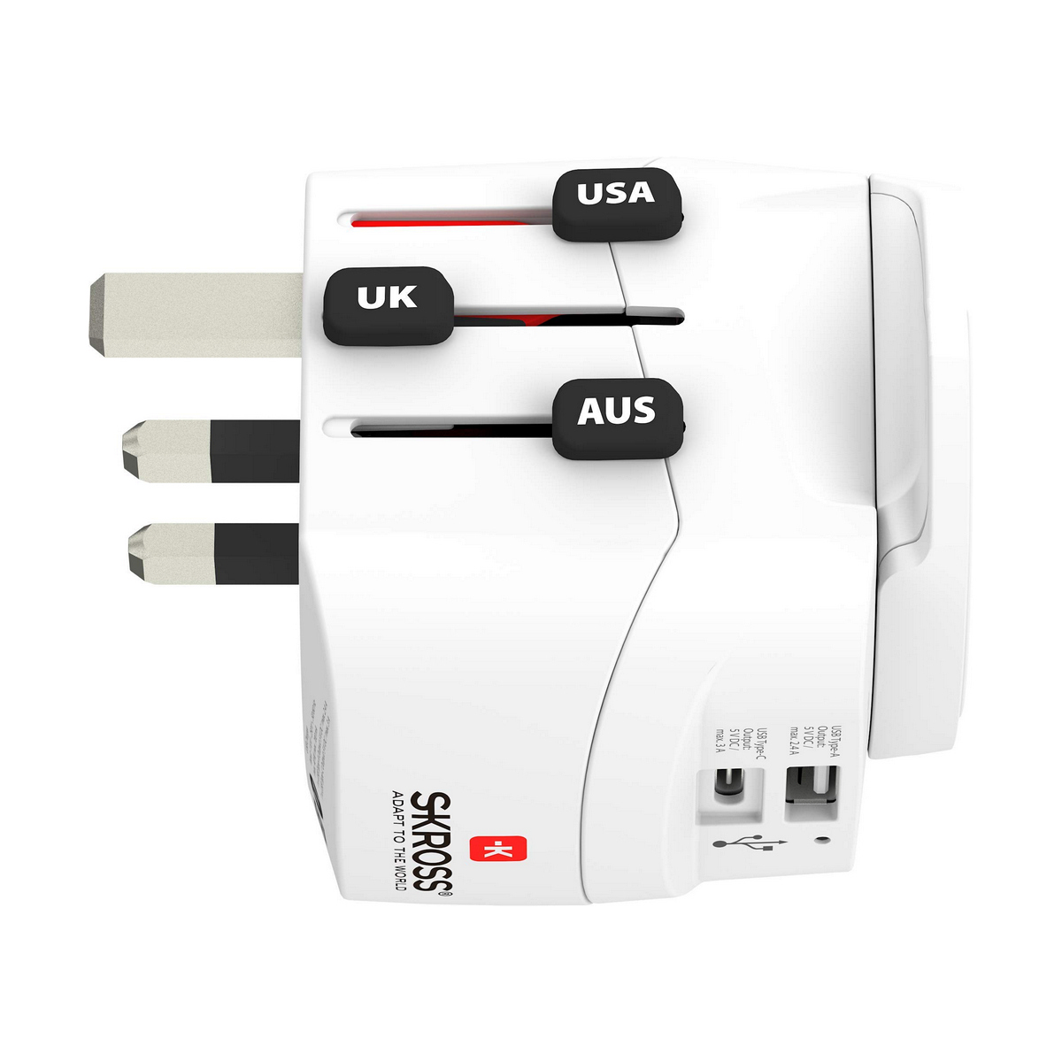 Adaptador de tomada universal de viagem Skross 1302472